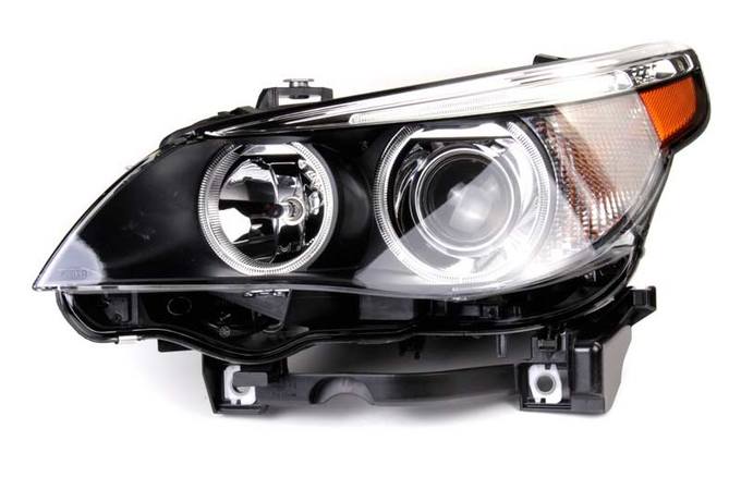 BMW Headlight Assembly - Driver Side (Xenon) (Adaptive) 63127160157 - Hella 163077901